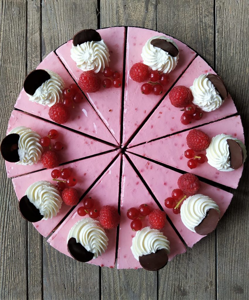 Himbeerquark-Torte